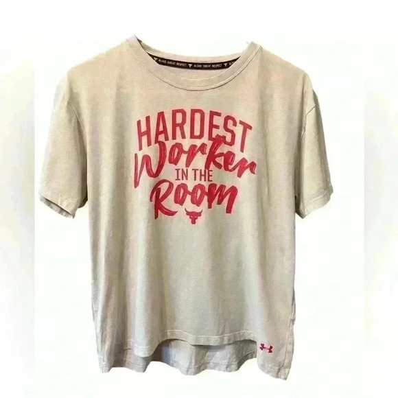 Under Armour Project Rock T-Shirt - Size Small - Picture 1 of 3